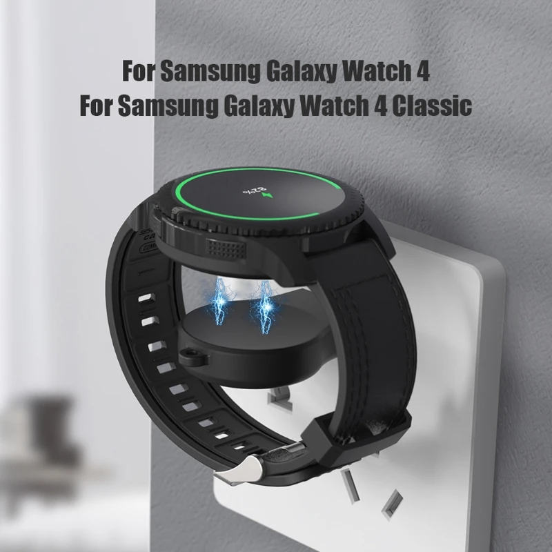 2022 Fast Charging Dock USB Wireless Charger Station ทนทาน Power Adapter เหมาะสำหรับ Samsung-Galaxy Watch4/4คลาสสิก