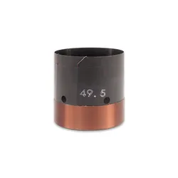 49.5mm Speaker Woofer Voice Coil 2 Inch Home Theater Bass Woofer Repair Parts With Copper Wire Black Aluminum Former