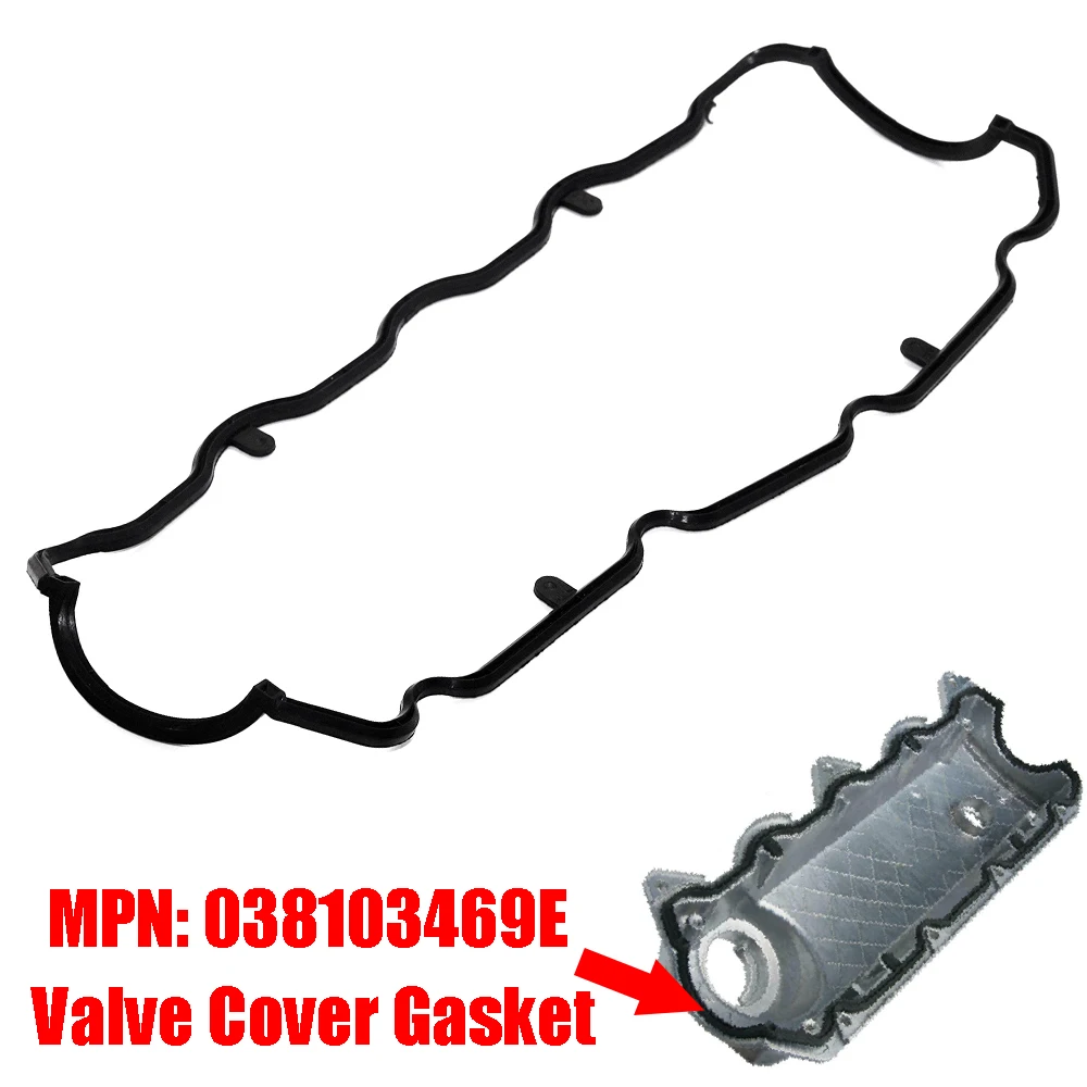 JEAZEA 1X Engine Cylinder Valve Cover Gasket 038103469E Fit for VW BEETLE GOLF JETTA TDI 1.9 1999 2000 2001 2002 2003 2004 2005