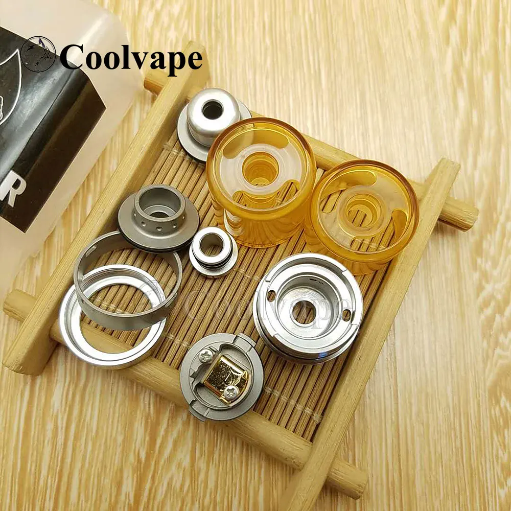 الرمزية هيئة الطرق والمواصلات Doggystyle لقيط RTA إعادة البناء e-السجائر خزان 316 SS 22 مللي متر 3.4/5 مللي MTL و DL علوي ملء رذاذ vs taifun هيئة الطرق والمواصلات