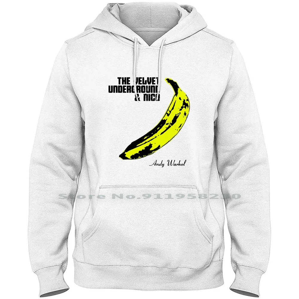 The Velvet Underground Hoodie Sweater Cotton Underground Popular Banana Ground Under Trend Round Tage Some Nana Meme Band