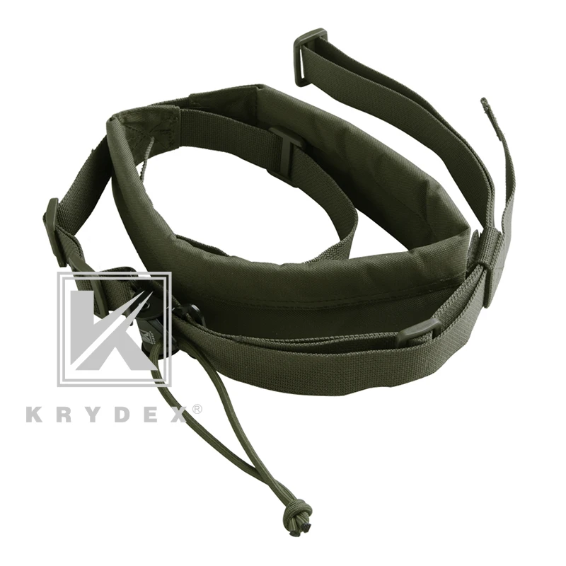 KRYDEX بندقية تكتيكية تحديد حبال واسعة مبطنة في الهواء الطلق اطلاق النار قابل للتعديل سريع فصل الأسلحة النارية واسعة مبطن 2 نقطة حزام #2