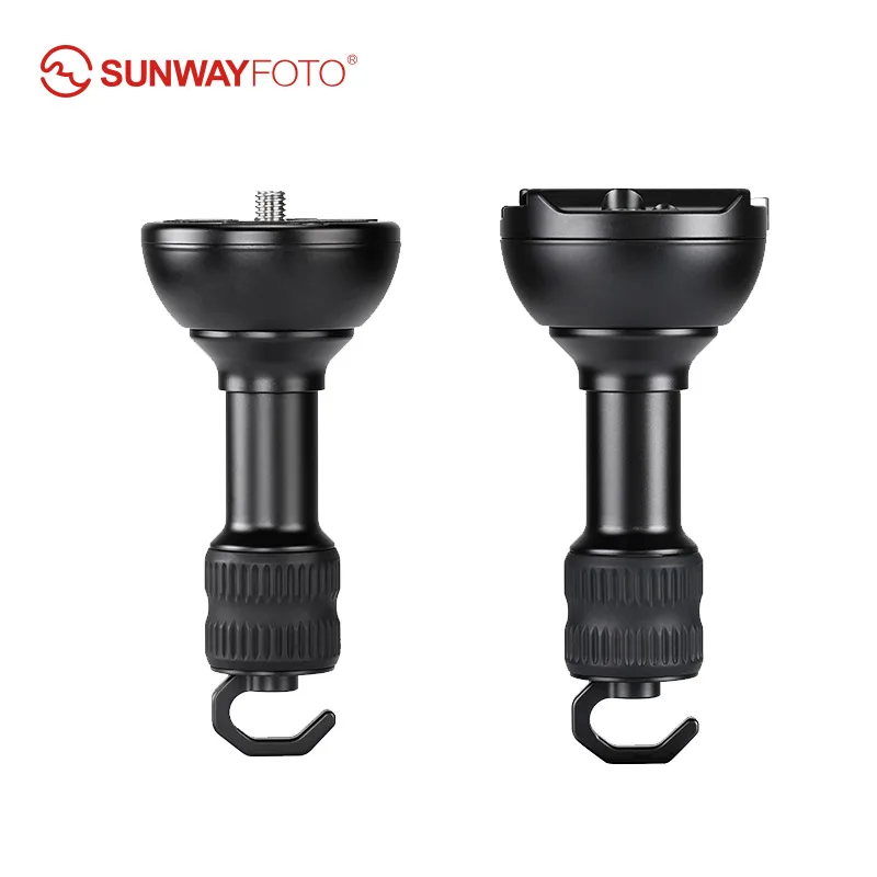 SUNWAYFOTO TA-75LBP 75mm Half Ball Bowl Adapter Convert Video Bowl Metal with Bubble Level Tripod