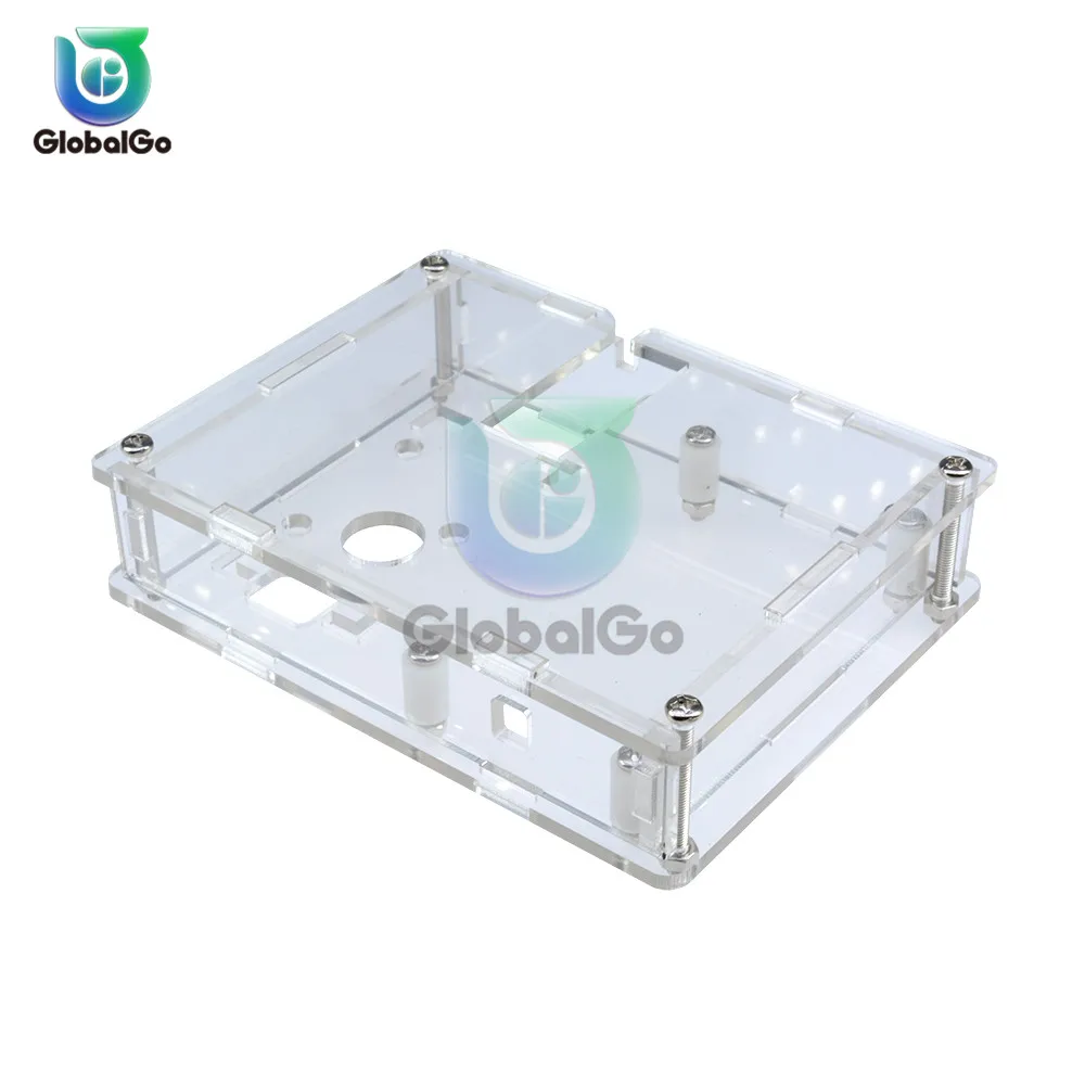 GM328B Mega328 LCR-T4 Box Clear Acrylic LCR-T3 Case Shell Housing For LCR-T4 Transistor Tester ESR SCR/MOS LCR T4