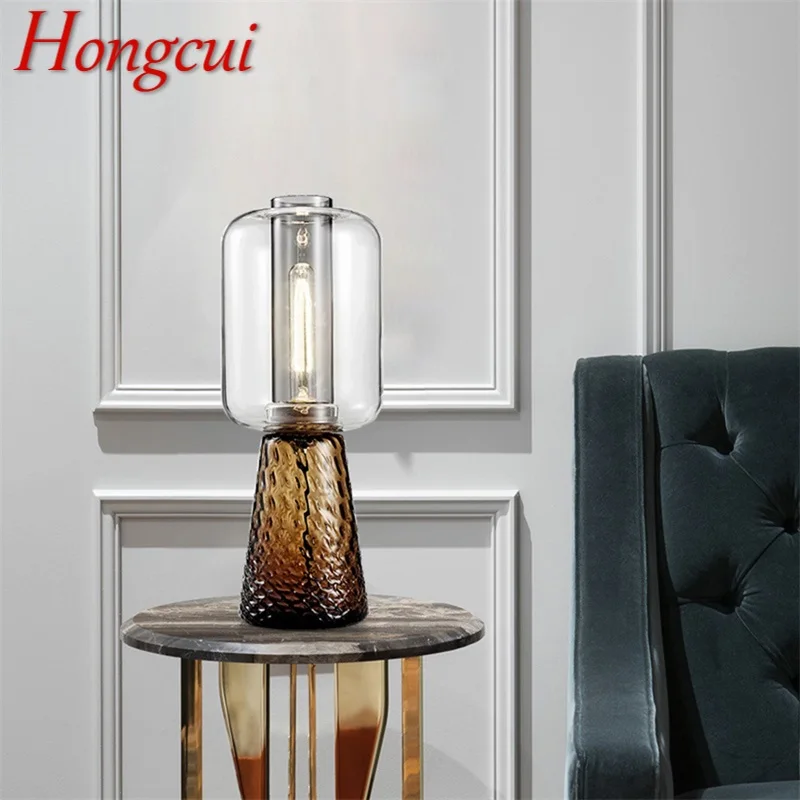 Hongcui Modern Table Lamps Design For Bedroom LED Design E27 Simple Desk Light Home LED Decorative For Foyer Living Room Hotel