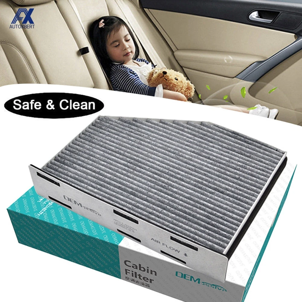 Car Pollen Cabin Air Filter 1K0819644A 1K0819644B For VW Beetle Caddy CC Eos Golf Jetta Passat Scirocco Sharan Tiguan Touran