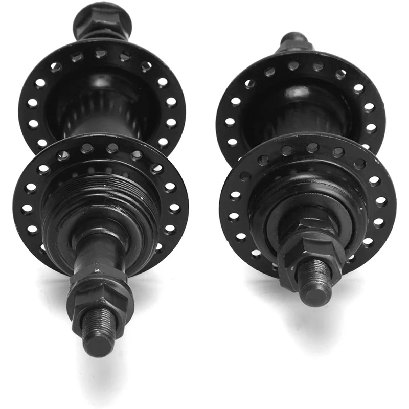 1 Pair 36 Holes Front & Rear Disc Brake Hubs for MTB, Compatible with 6-Bolt Disc Brake Thru Axle, Hub for Mountain Bike