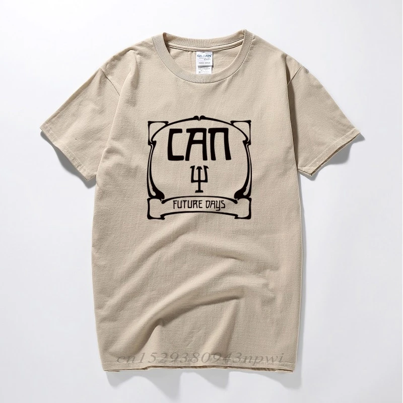 Can Future Days Tribute Krautrock T-Shirt 100% PSwagium Cotton Short sleeve T shirt Fashion Camisetas hombre Tee shirt