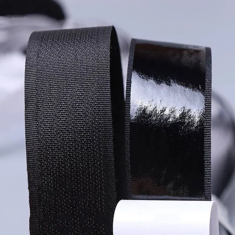 1M White Black Strong Self Adhesive Hook Loop Fastener Tape Nylon Sticker Adhesive With Glue DIY Clothing Home Decor 16/20/25mm