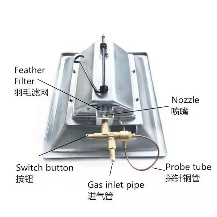 Livestock Poultry Insulation Equipment, Gas Heater, Brooding Warmer