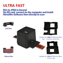 Portable 35mm Film Scanner 17.9MP for Negatives Slides #2