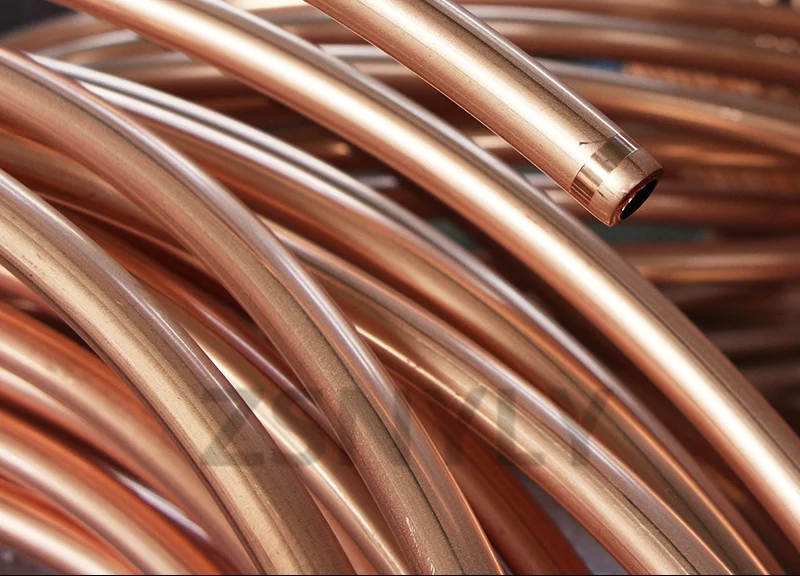 1/2/5Meter Copper Wire Magnet Coil 2/3/4/6/8/10/12/16/19mm 99.9% T2 Soft Copper Tube Wire Pipe