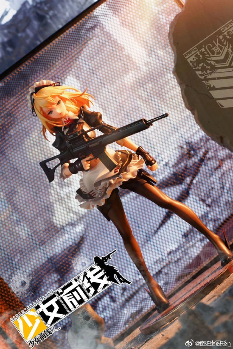 Resin Figure Kit 1/7 Girl front line G36 Rifle WF2021W Unpainted Garage Resin Kit Model GK