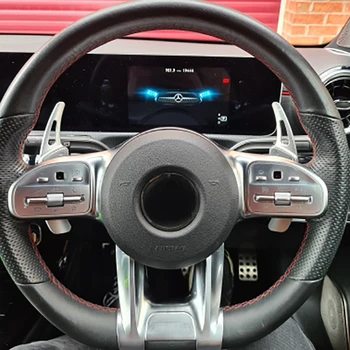 Naklejki DSG na kierownicę do Mercedes-Benz A Class W177 Sedan V177 MB A180 A180d A200 A250 2019 2020