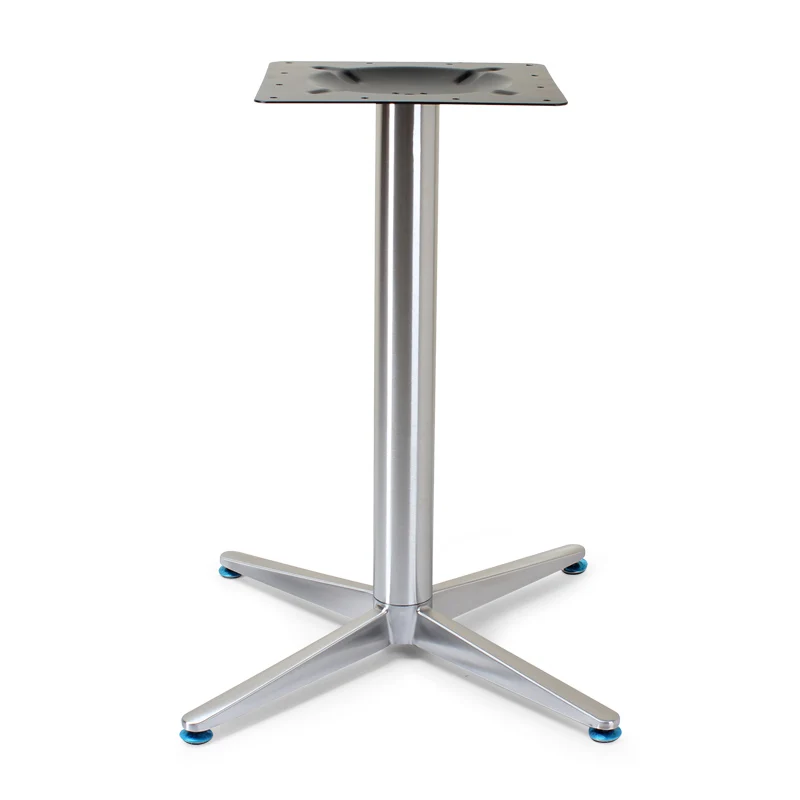 Simple Stainless Steel Table Legs Cross Bottom Foot Bracket Western Restaurant Table Basement