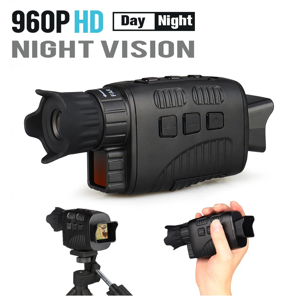 Monocular Night Vision Camera Outdoor Digital Telescope 960P Night Vision Device Powerful Zoom Thermal Imager for Hunting