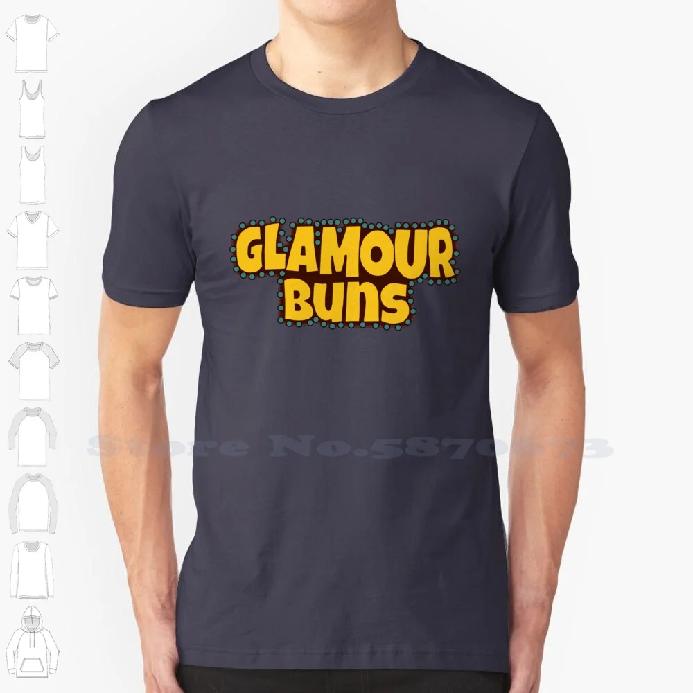 Sausage Party-Glam Buns 100% Cotton T-Shirt Fan Art Sausage Party Food Animation Cartoon Seth Movie Kristen Wiig Bill