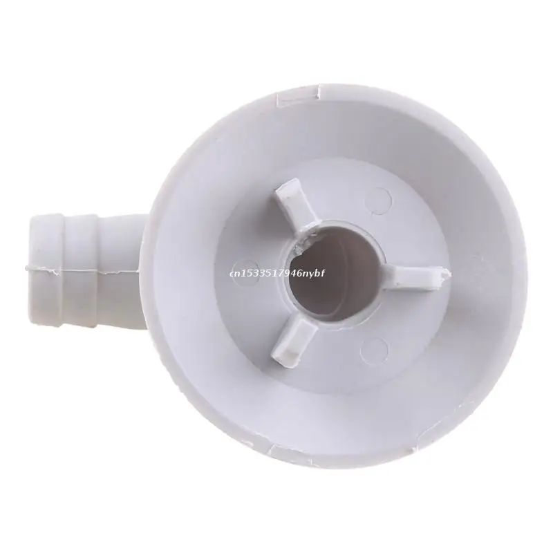 Drain Hose Connector Elbow 15mm/0.59in Three-jaw Drain Hose Connector No Leaking Easy to Install for Air Conditioner Dropship