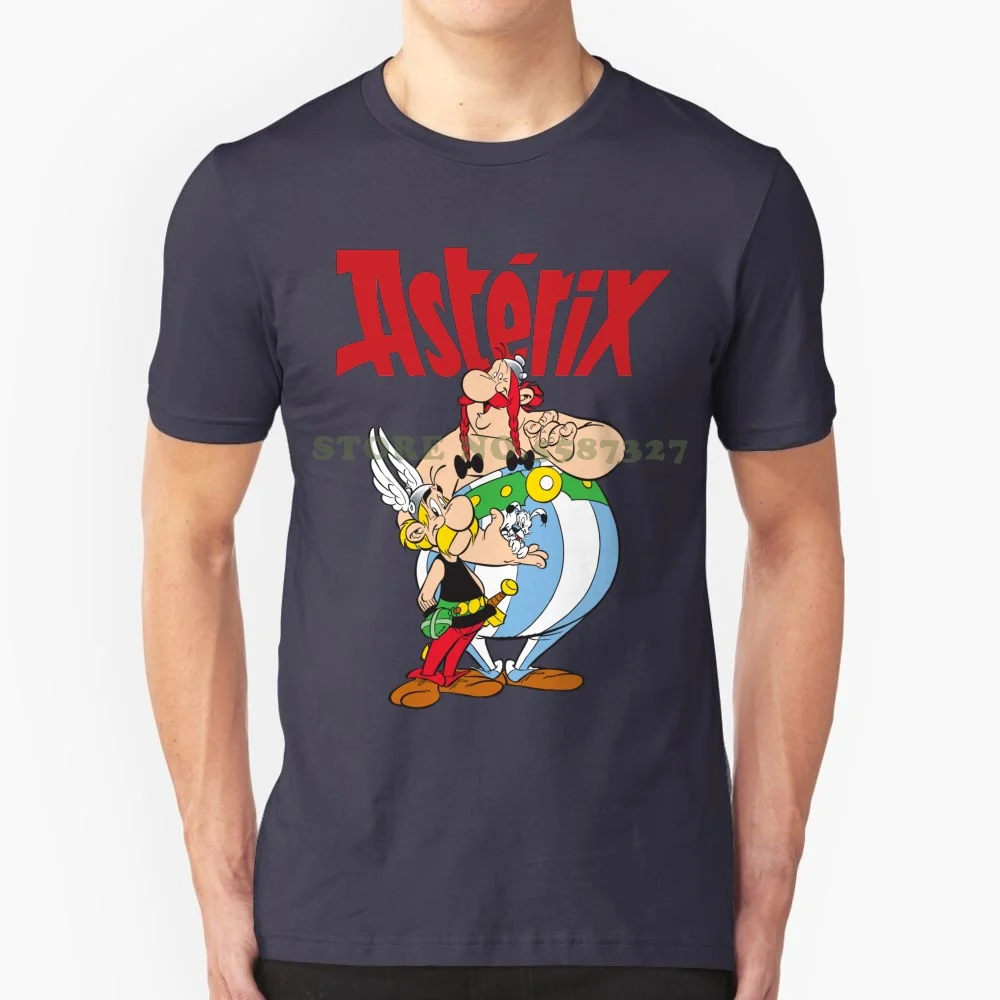 Asterix And Obelix T Shirt Artwork Graphic Custom Funny Hot Sale Tshirt Asterix Obelix Idefix Comics Children Book Gauls France