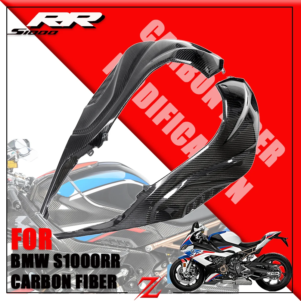 

S1000RR FOR BMW S1000RR S1000R 2019 2020 2021 2023 Carbon Fiber Motorcycle Gas Fuel Tank Side Fairing Panel Protectors