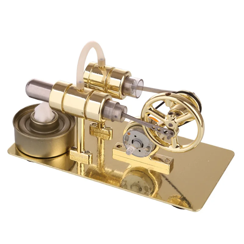 Luoqiao Stirling Engine Simple Miniature External Combustion Power Engine Model Scientific Experiment Toy Kit