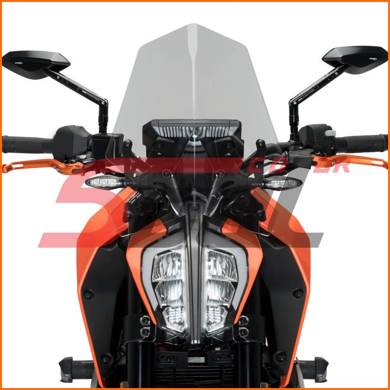 Motorcycle Windshield Windscreen Visor Fits For Duke 125 390 2017 2018 2019 2021 2022 2023 2024 Duke125 duke390 17 18 19 20 21