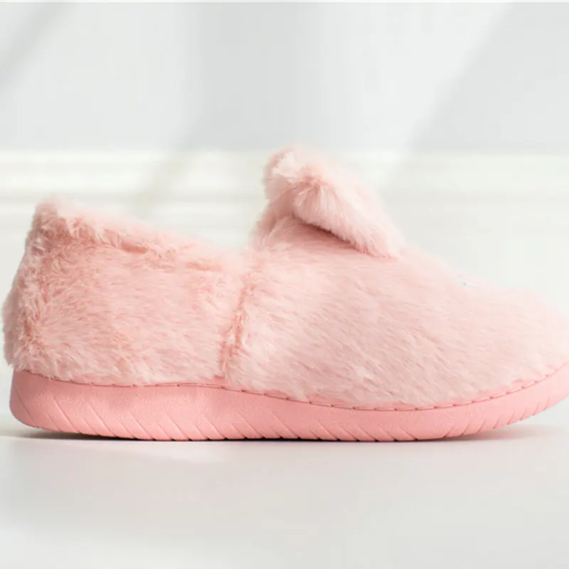 Women Indoor Warm Plush Lovers Home Women Slipper Winter House Floor Soft Gilr Cute Females Shoes