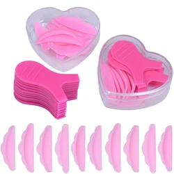 Silicone Perm Falso Cílios Pad Kit Almofadas de Proteção, Extensão dos Cílios, Lifting Curler, Enxerto Escudo, Patch Tools, 5 Pares