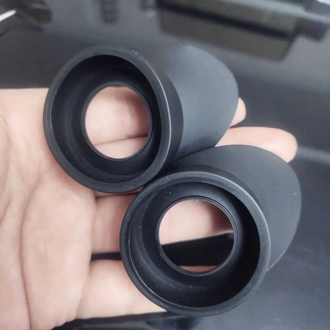 2 PCS 40mm Dia. Rubber Eyepiece Eye Shield Eye Guards Eye Cups for Telescope Microsocpe