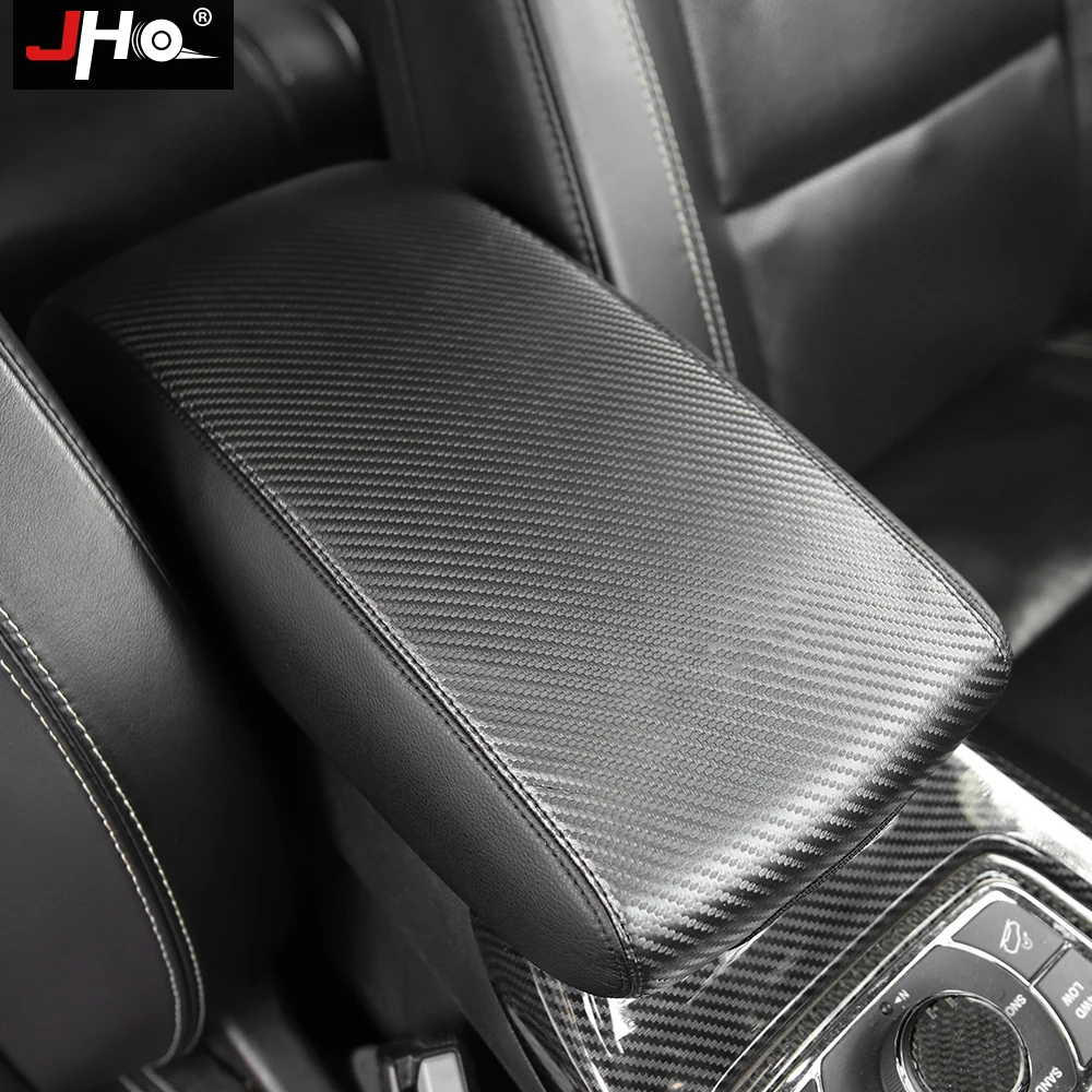 

JHO Armrest Protective Cover Guard For Jeep Grand Cherokee 2011-2018 2014 2015 2016 2017 2013 12 Limited Laredo Car Accessories