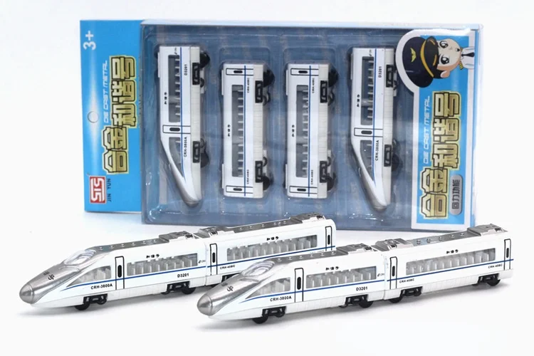 Alloy Metal Diecast High Speed Railway Metro Subway Train Magnetic Connection Model Ornament