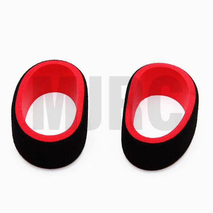 Two-tone Rc Cars Transmitter Steering Wheel Foam Grip Hand Wheel Sponge For Traxxas Tqi Futaba 3pv 4pls 4pv 4px R 7px Prc X4 Fs