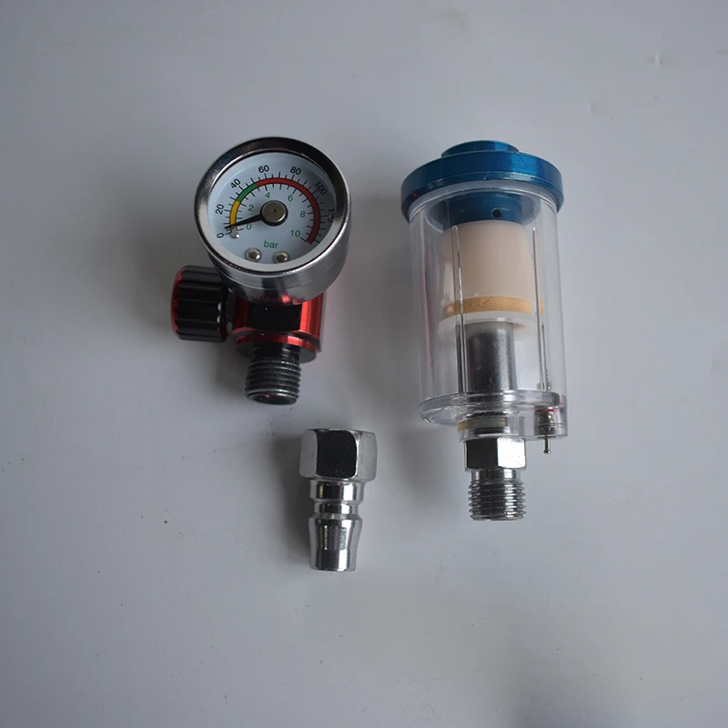 Phun HVLP Súng Bằng Tay Xịt Phun 1.3/1.5/1.8Mm 400CC Bình Nhựa Trọng Lực Súng Phun Xịt súng Phụ Kiện