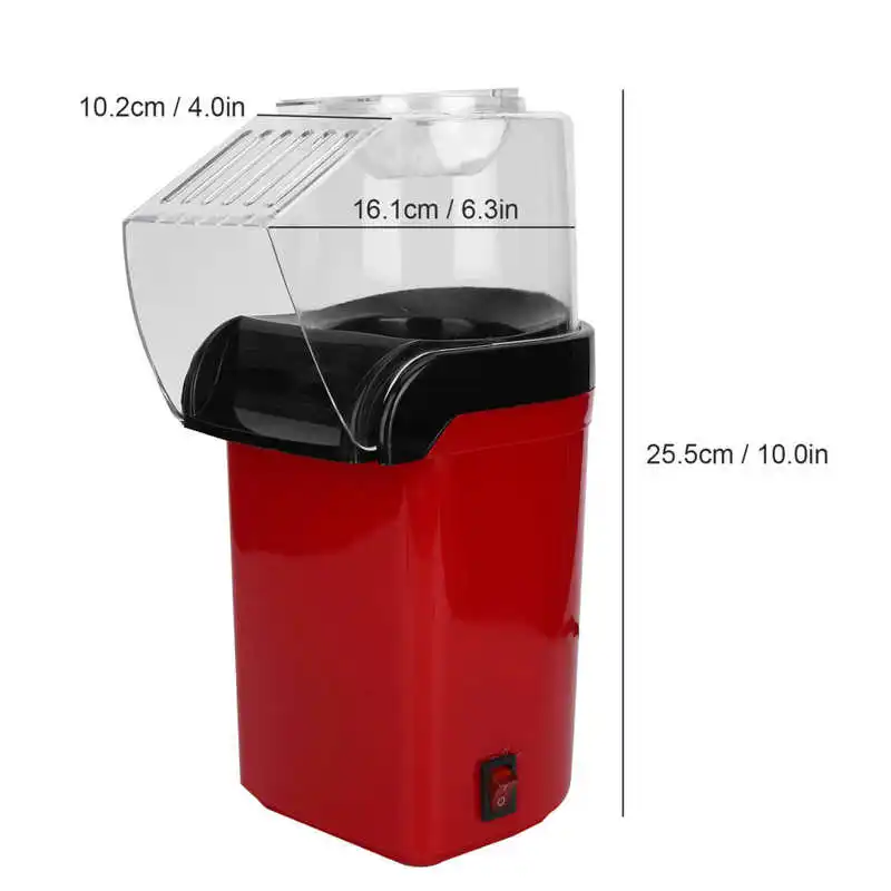 Mini Machine à pop-Corn électrique à chauffage rapide, automatique, 110V, prise américaine, pour la cuisine et la maison