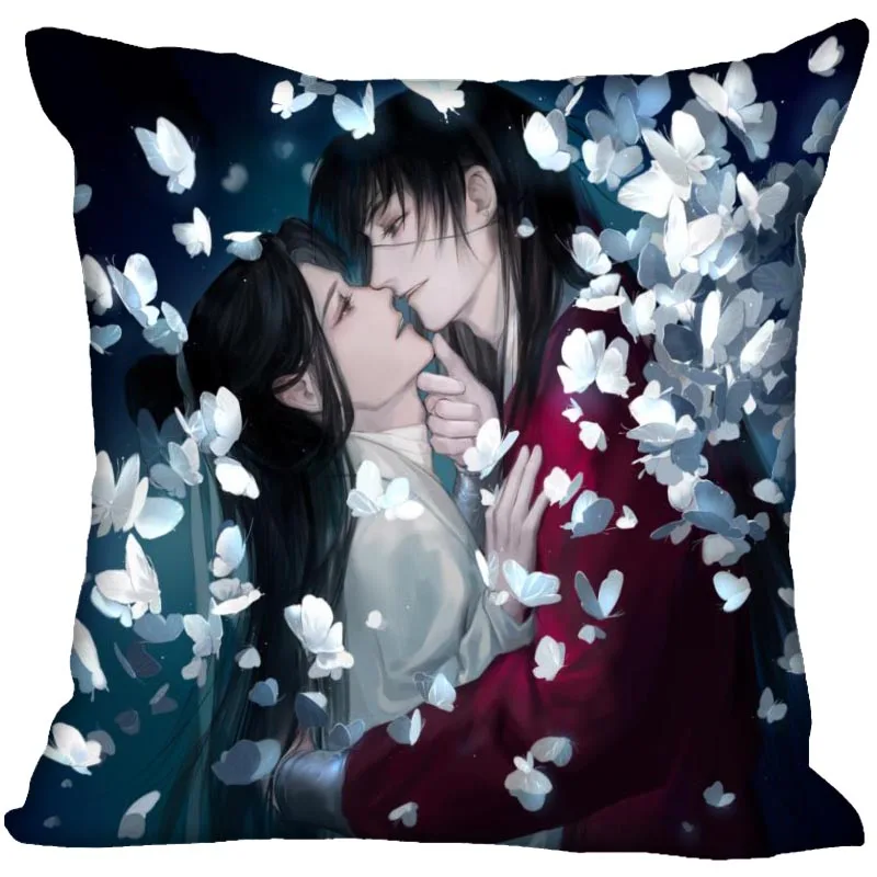 Anime Tian Guan Ci Pillow Case Wedding Decorative Fabric Pillows Cover New Year Accessories PillowCase 40X40,45X45cm 0827