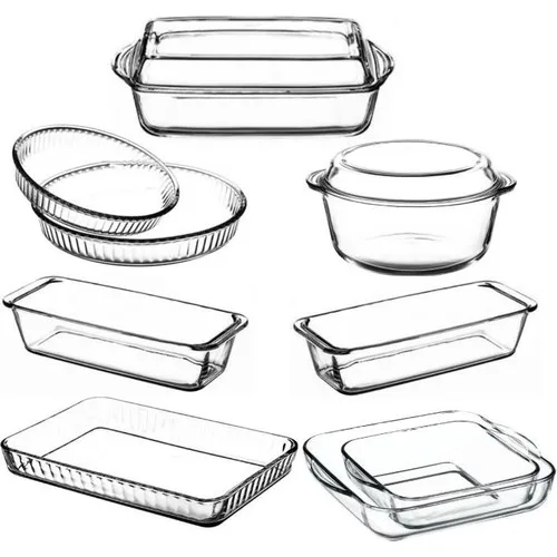 Pasabahce Pyrex Dowry Tray Cookware Set Ful Set 9 Piece