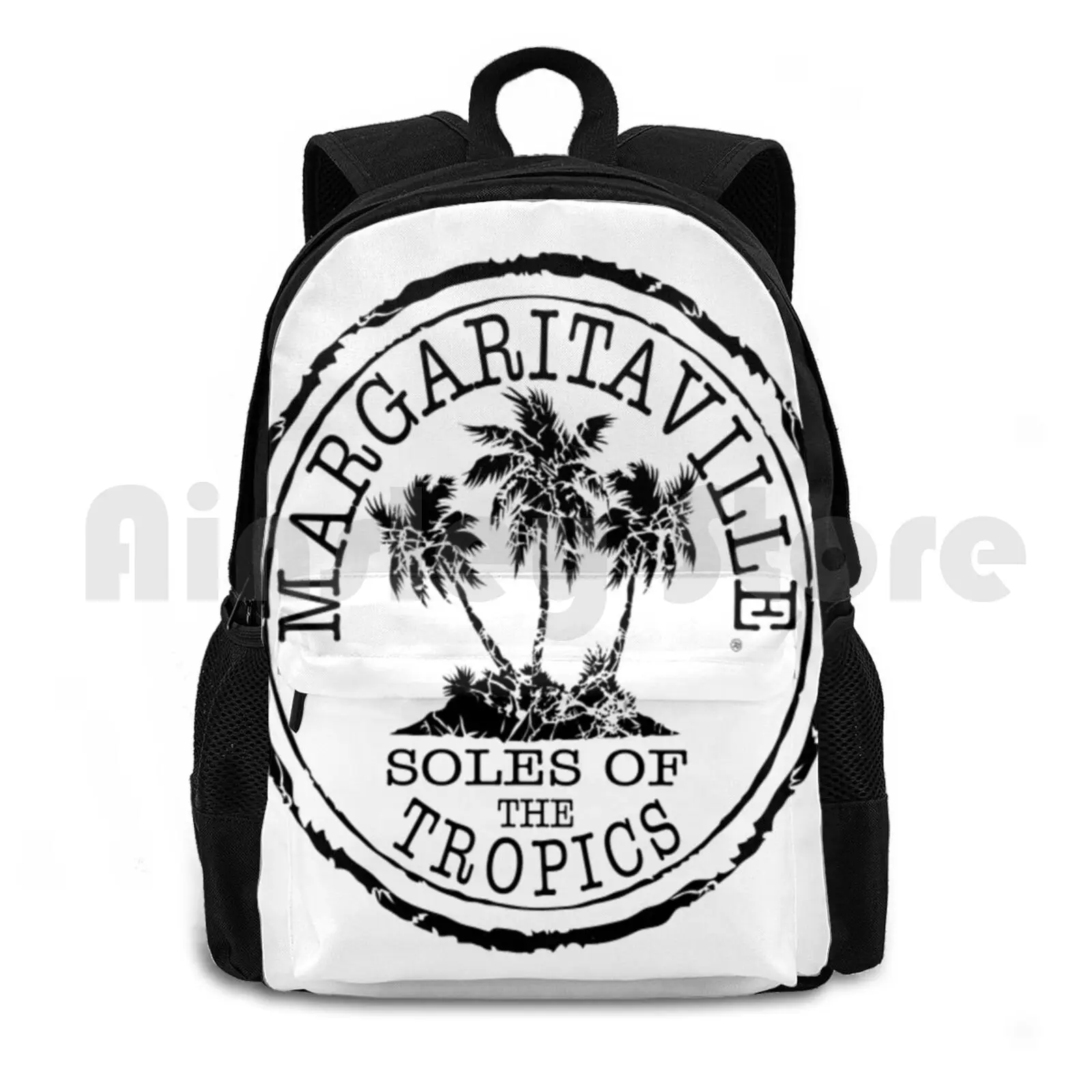 Best Seller Logo Text Soles Tropic Outdoor Hiking Backpack Riding Climbing Sports Bag Music Jimmy Margaritaville Buffett