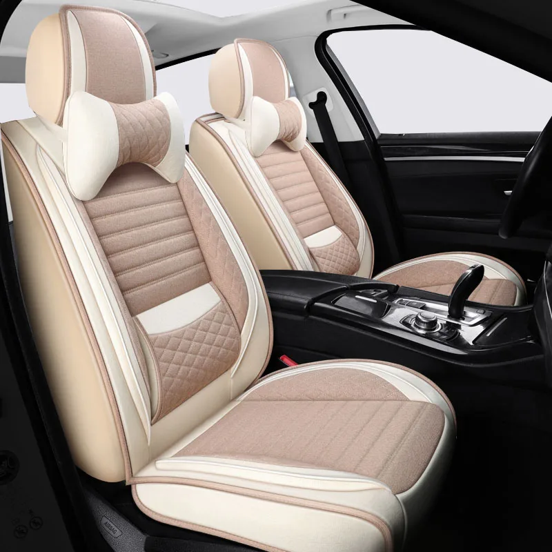 

New Flax Car seat cover For Peugeot 307 206 308 407 3008 508 5008 2008 4007 4008 205 207 301 306 405 406 607 for Porsche