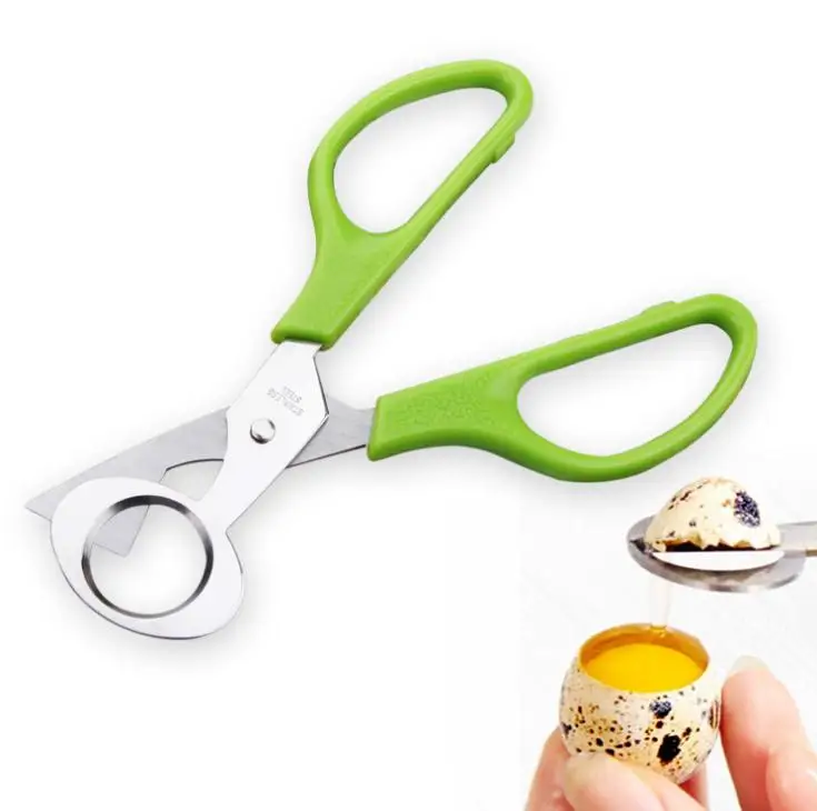 

Free shipping 200pcs Hot sale Pigeon Quail Egg Scissor stainless steel Bird Cutter Opener Kitchen Tool Clipper SN935