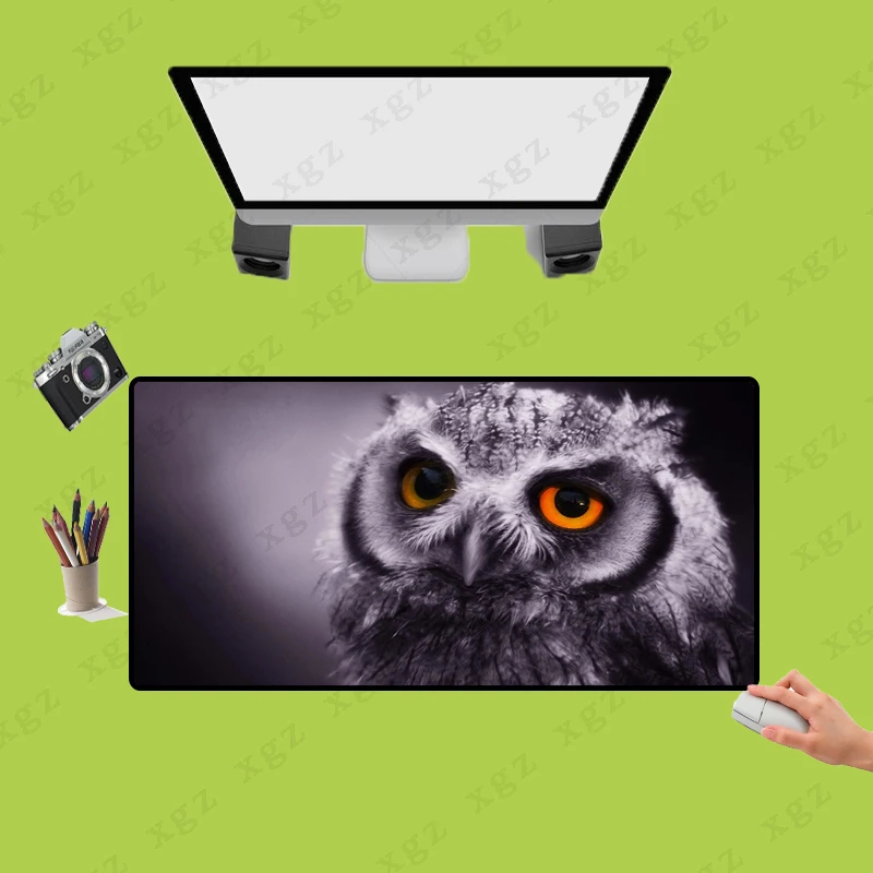 XGZ Cartoon Funny Cute Owl Animal Mousepad Decorate Your Desk at Home And Office Desk Gming Mouse Pad Size can be selected