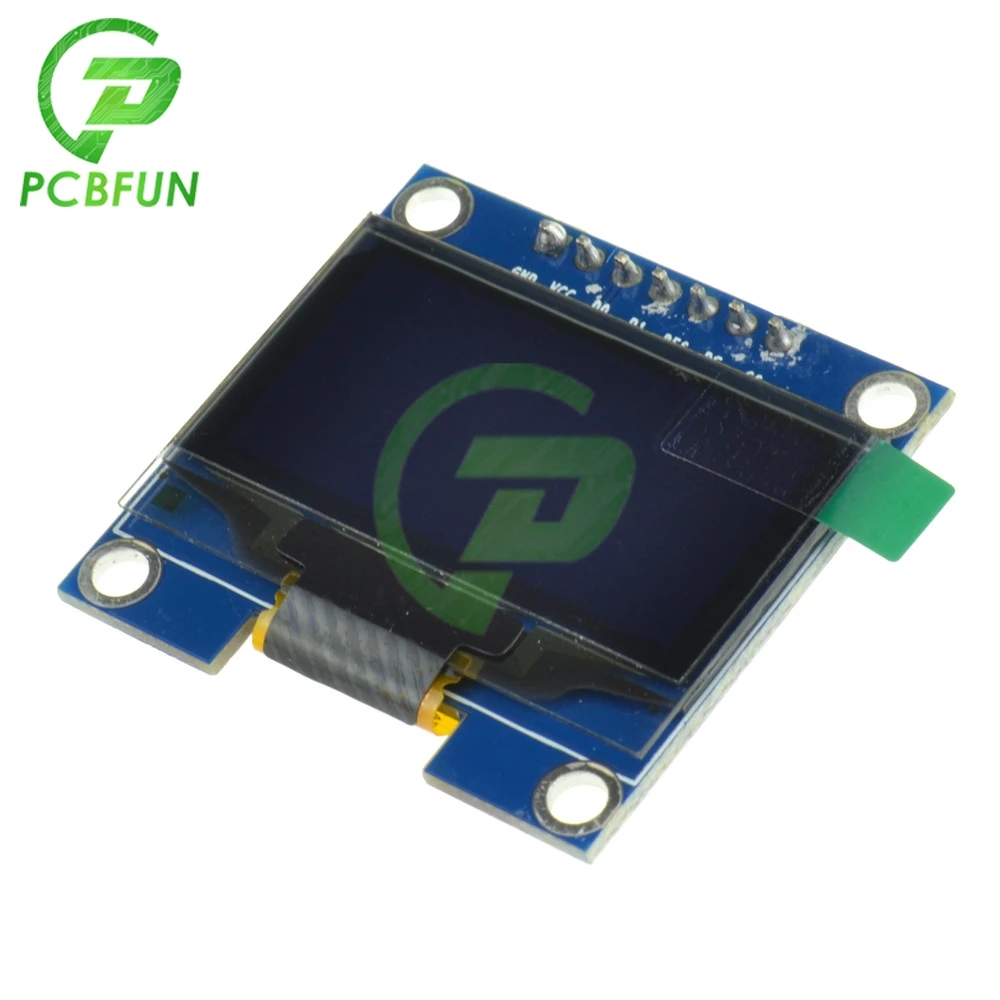 Módulo de exibição led para arduino, 1.3 "cor branca x64 1.3 polegadas oled lcd módulo de exibição para arduino" iic spi comunicar-30 segundos c driver sh1106 ic 3v-5v