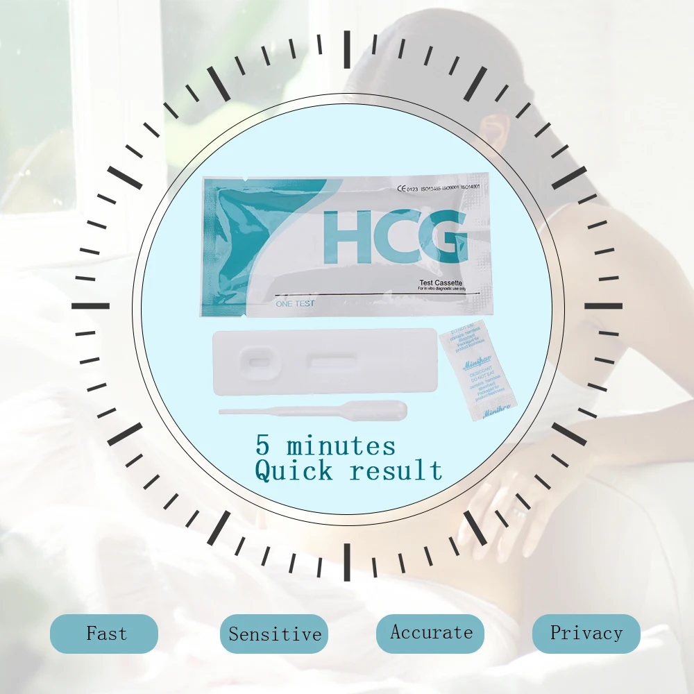 شرائط اختبار الحمل المبكر للنساء ، سرعة النساء HCG ، عدة قياس البول ، الدقة ، 5 *