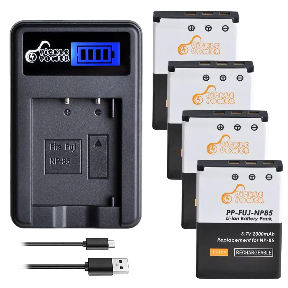 Pickle Power NP-85 Battery 2000mAh for Fujifilm