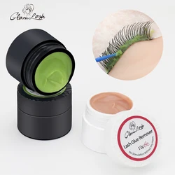 Glamlash-つけまつげ用接着剤リムーバー,12g,植物用接着剤ジェル,刺激なし,メイク落としクリーム