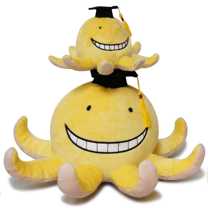 Octopus doll Korosensei Koro Sensei Teacher Plush Stuffed Toys Cartoon Animals Dolls 30CM Graduate Kids Assassination Classroom