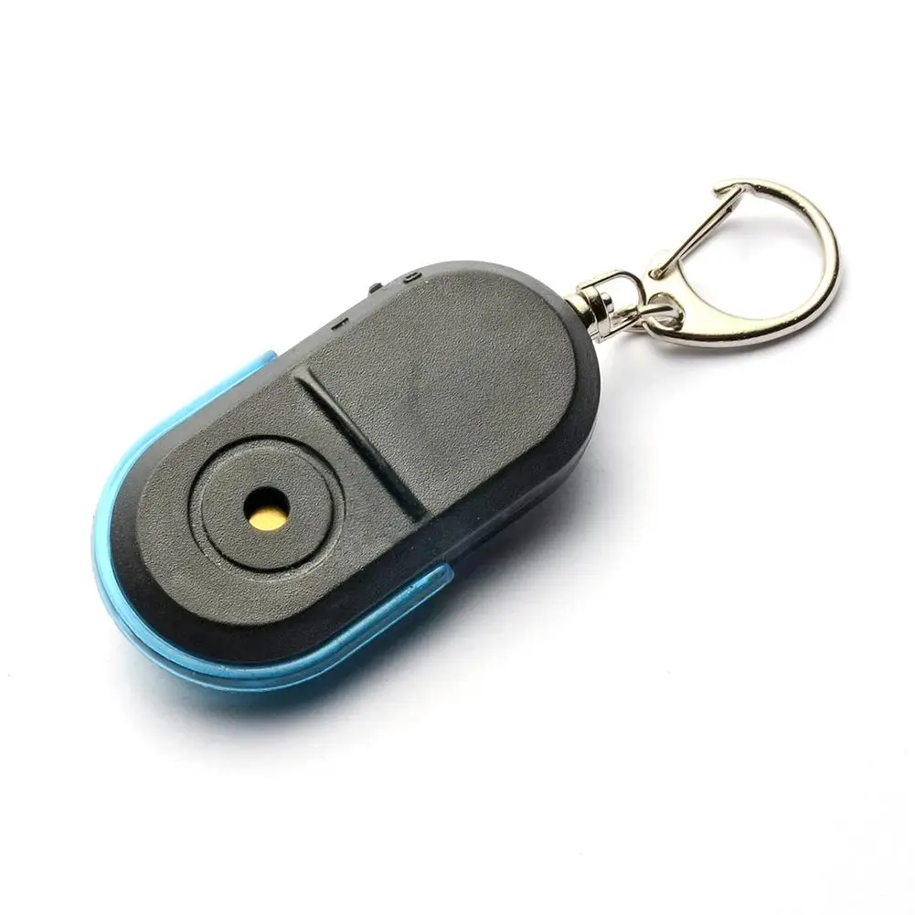 Wireless Alarm Key Detector Anti-lost Locator Keychain Whistle Light LED Sound Tracker Things