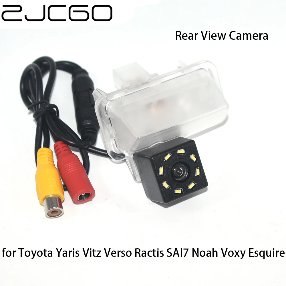 

ZJCGO CCD HD Car Rear View Reverse Back Up Parking Waterproof Camera for Toyota Yaris Vitz Verso Ractis SAI Noah Voxy Esquire