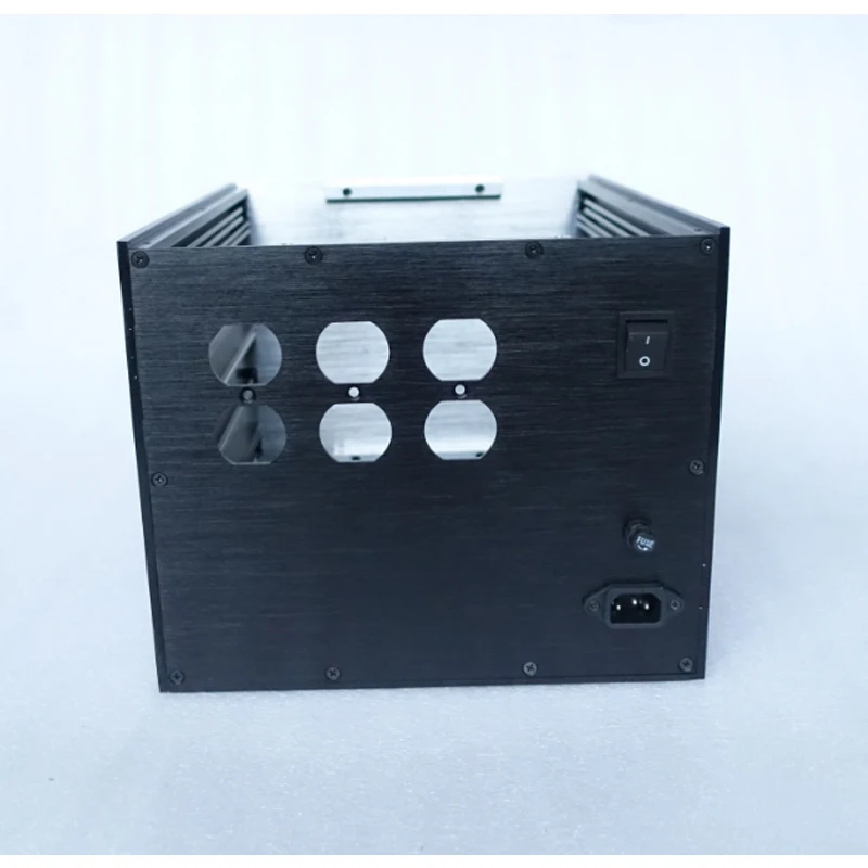 DIY All-aluminum Power Amplifier Chassis Power Supply Case Transformer Shell Audio Box Multi-purpose Enclosure 280*232*358mm