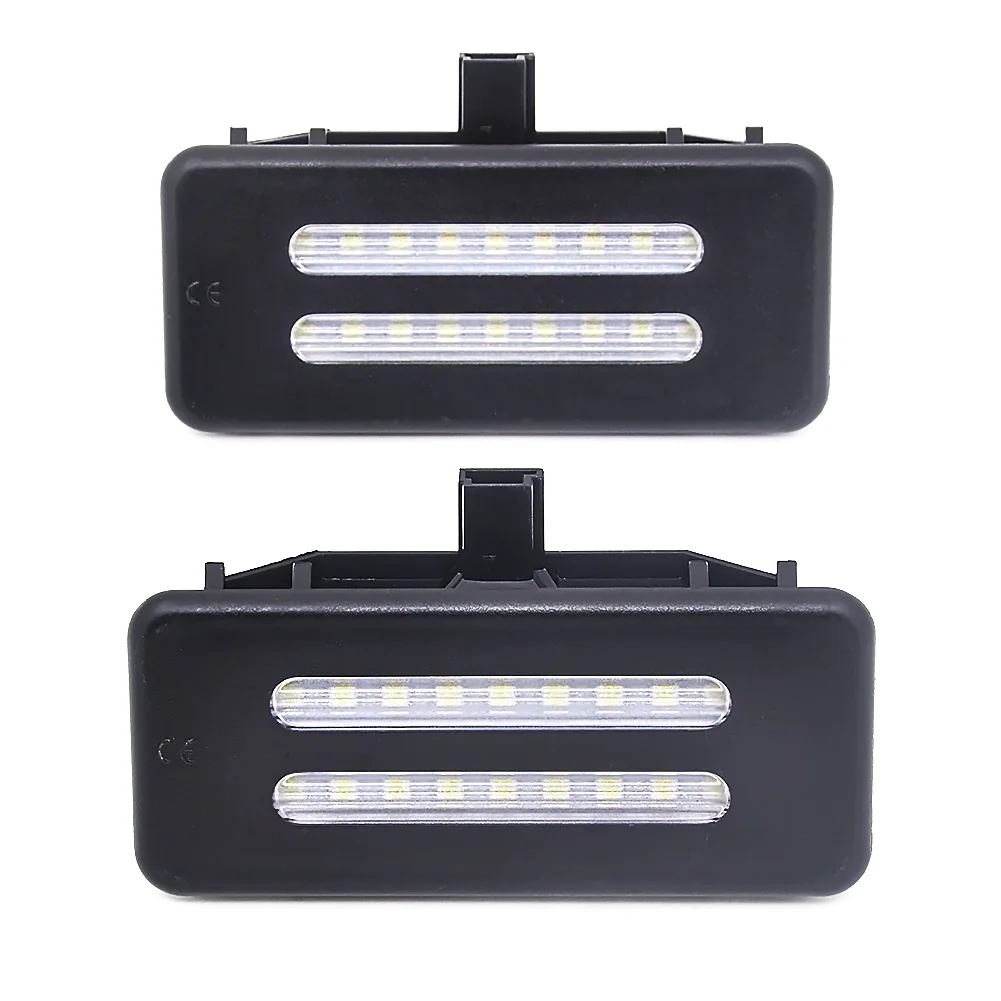 2Pcs LED Interior Sun Visor Vanity Mirror Lamps For BMW E90 X1 E84 X5 E70 X6 E71 E72 E91 E92 X3 F25 E60 E61 Reading Lights