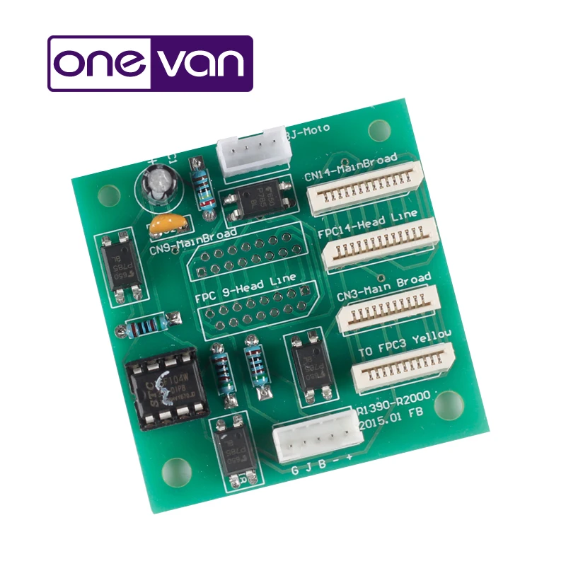 ONEVAN.A3 UV printer adapter board, controller motherboard mainboard, green circuit board, Signal blocking motherboard